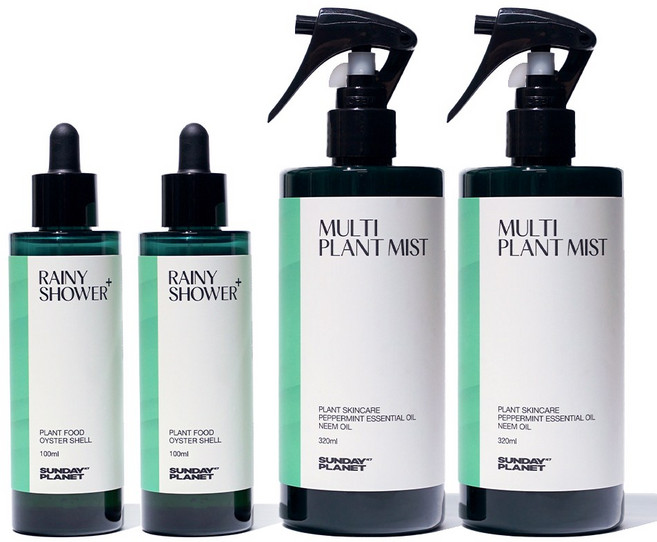 식물 관리제 + 뿌리 영양제 : 멀티플랜트미스트 & 레이니샤워 플러스, 2세트, 420ml