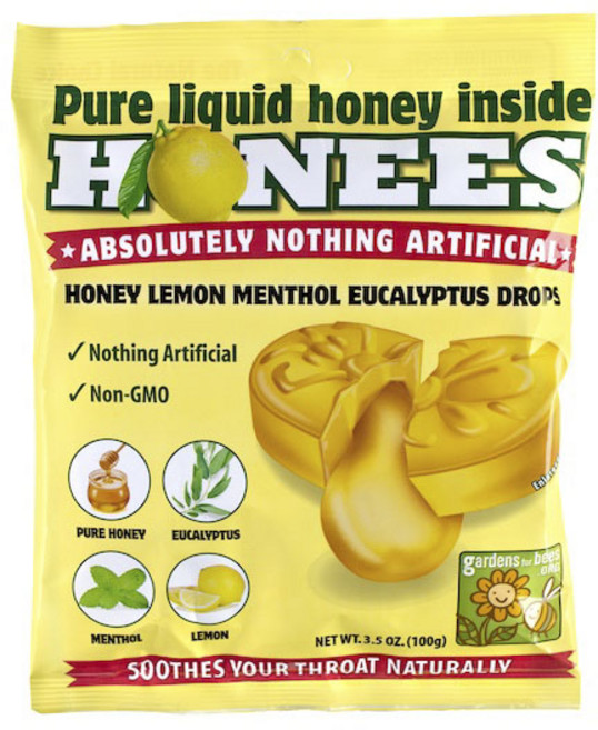 허니스 허니 레몬 멘솔 유칼립투스 사탕, 1개, 100g