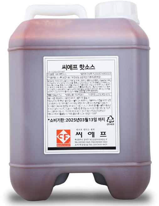 씨에프 핫소스 매운닭발 불족발 양념, 1개, 10kg