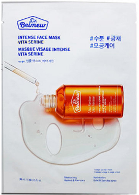 더페이스샵 닥터벨머 앰플 마스크 비타 세린 10매세트, 10개, 1개입