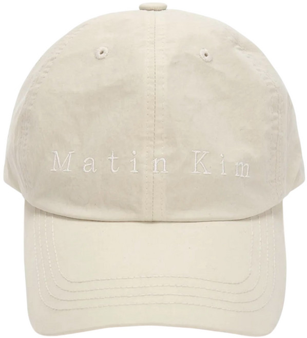 리코차니몰 마뗑킴 MATIN TYPO BALL CAP IN BEIGE