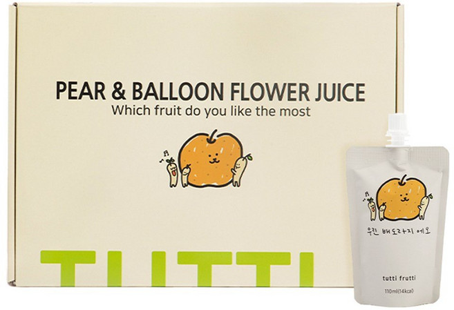 뚜띠프루티 우린 배도라지에오 배도라지즙, 3.3L, 1개