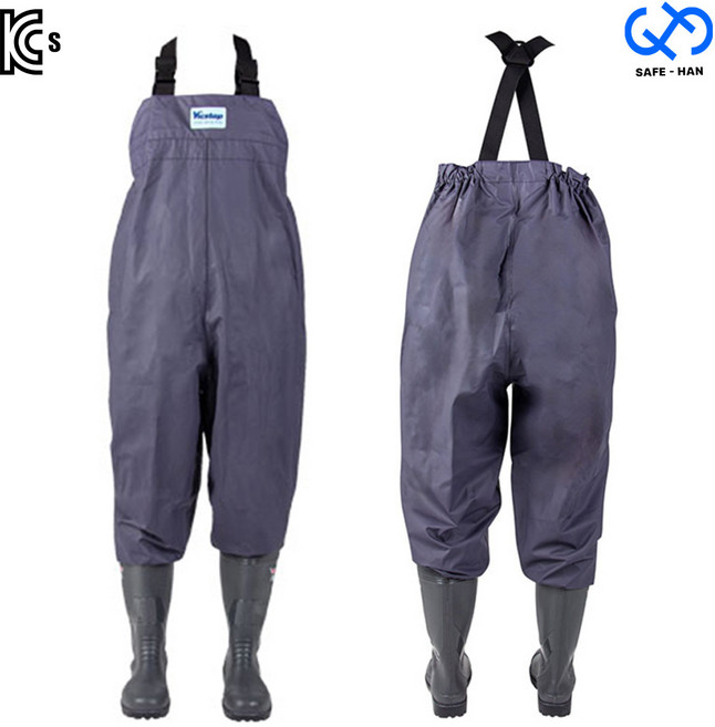 국산 산업용 습지 이중방수 가슴장화 PS-99