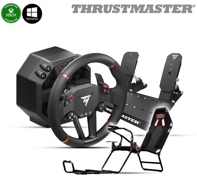 트러스트마스터 T598 다이렉트 드라이브 레이싱휠 넥스트 레벨 레이싱 GT Lite 시트 (XBOX PC용) PO, 1개, T598 + S021 (XBOX)
