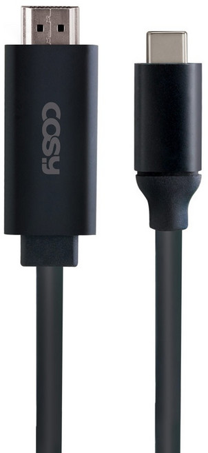 코시 C타입 HDMI 스마트폰 TV 연결 미러링 HDMI 케이블 B3196HTC, 블랙, 1개