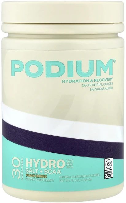 몸관리하세요 겨울입니다 Podium Nutrition Hydro & Salt 2025 + BCAA 피치 망고 414g(14.6oz) 특별관리진행, PodiumNutritionHydroSalt2025BC, 414g, 1 - 쿠팡