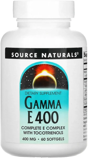 Source Naturals 감마 E 400 토코트리에놀 함유 완전 E 복합체 400mg 소프트젤 60개, SourceNaturals감마E400토코트리에놀함유완전, 1개 - 쿠팡