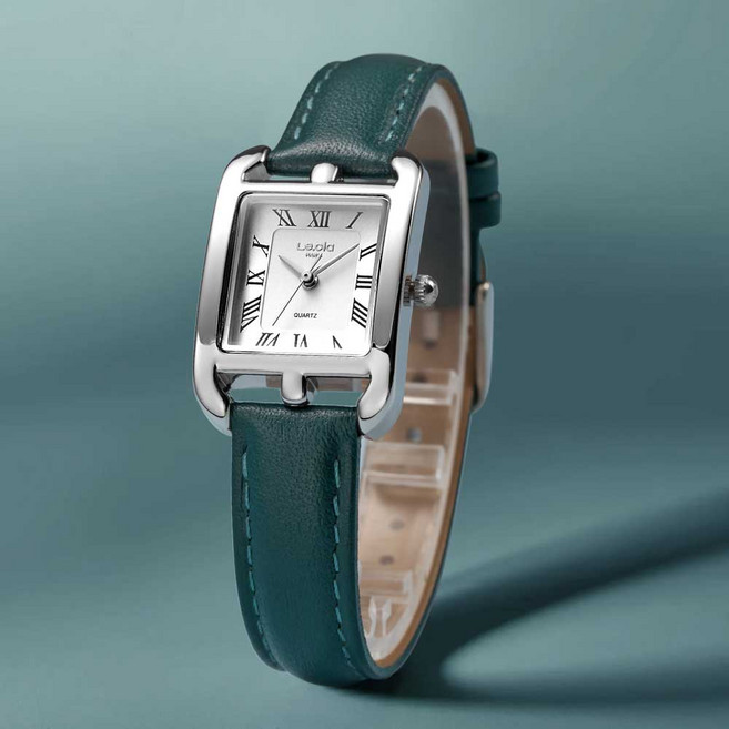 르끌라 세렌디아 여성 여자 가죽 손목 시계