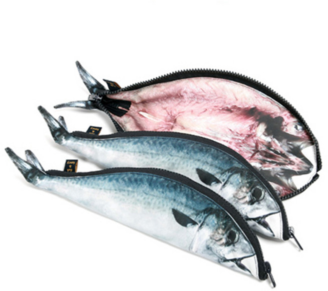 피쉬앤팬시 정품 고등어필통 물고기필통 생선필통, 고등어, 1개