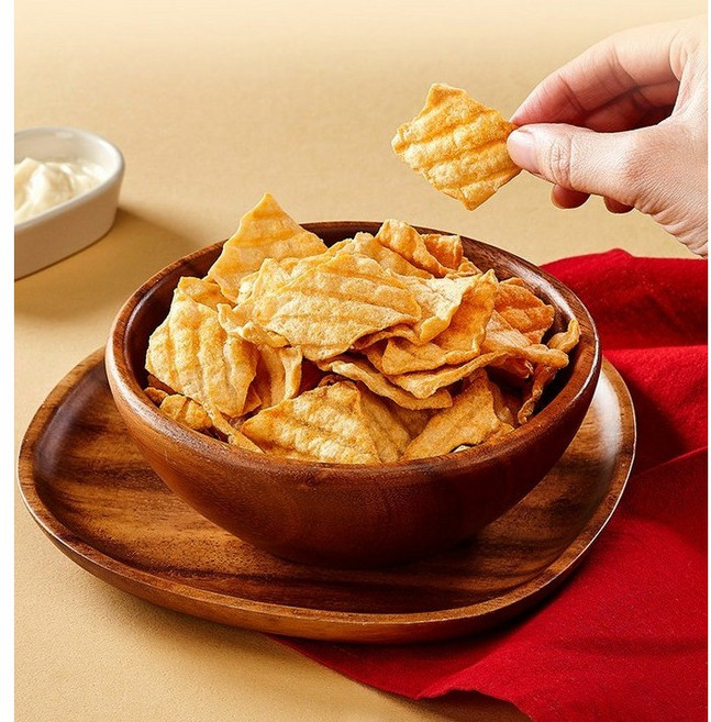 사조 빠삭 어묵칩 매콤한맛 고함량 어묵스낵, 2개, 40g