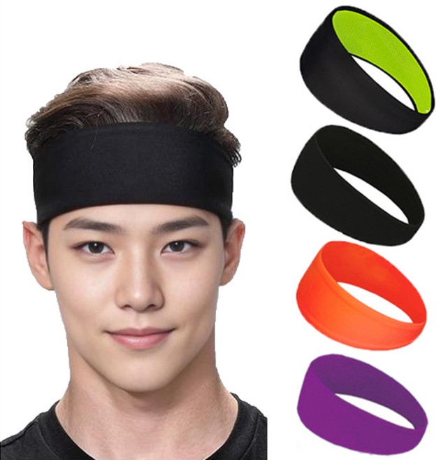 기능성 스포츠 쿨 헤어밴드 헤드밴드 4개 세트