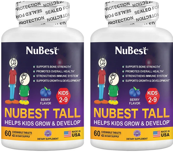 Felicewald Collaborating Partners 필리체발트 톨 키즈 2 9 비타민 A C D3 E B1 B2 B3 B6 B9 엽산 누베스트 60탭 2개, 60정 - 쿠팡