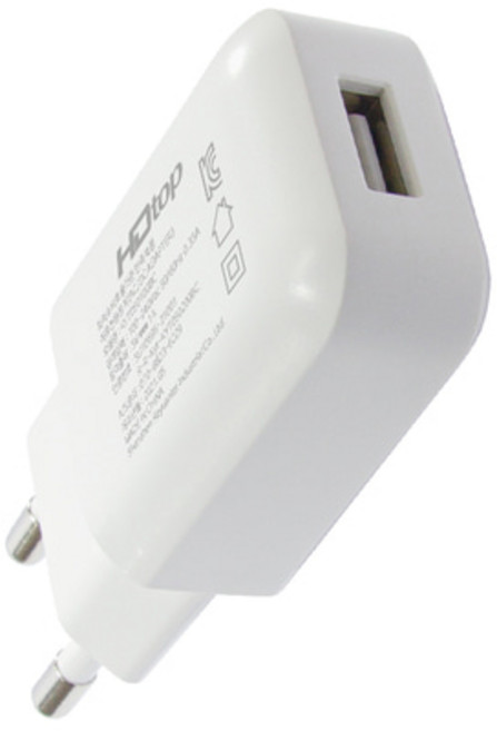 HDTOP USB 1포트 DC 5V 1A 아답터 멀티 충전기 HT-5V01 저전력 USB충전기 플러그타입 저전압충전기, 화이트, 1개
