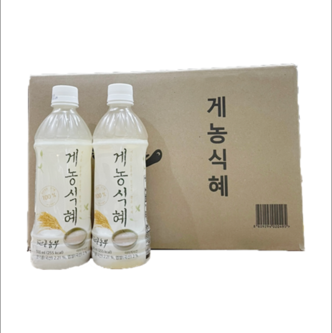 게으른농부 게농식혜 500ml*20개, 500ml, 1박스