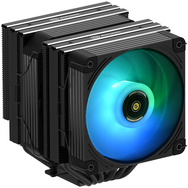 3RSYS Socoool RC1900 ARGB 솔더링 쌍철봉 BLACK, 1개, 블랙