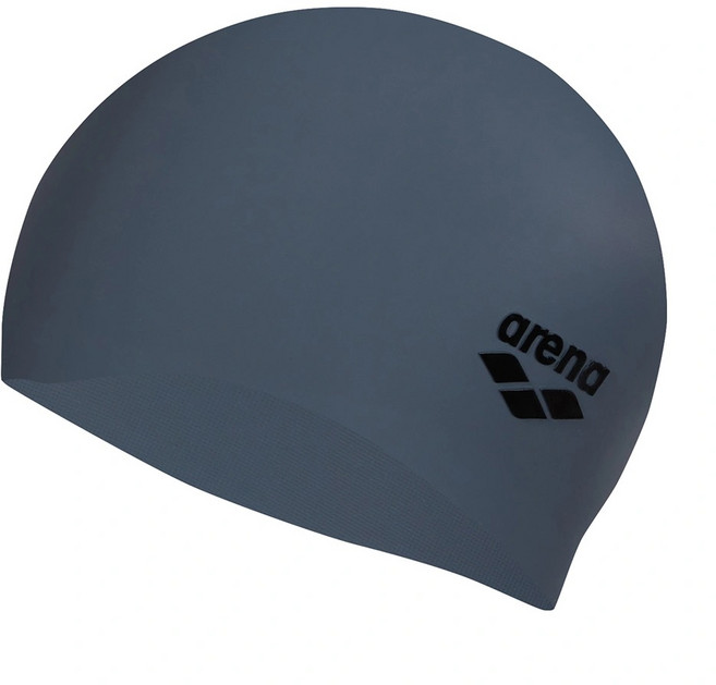 아레나 실리콘수모 플레인 수영모 AC01, 그레이, 1개