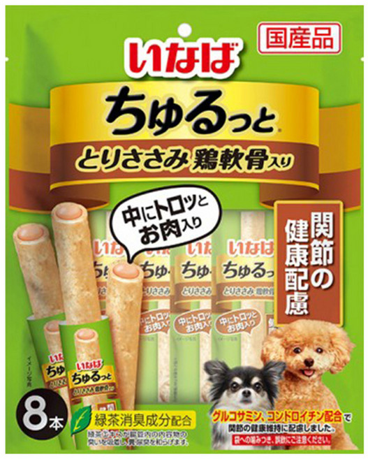 이나바 츄르또 관절 건강케어 강아지간식, 1개, 닭가슴살&닭연골 D-73