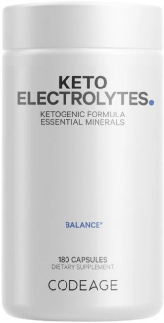 코드에이지 CODEAGE 미네랄 Mineral 케토 KETO 전해질 수분 water 케토제닉, 180정, 1개 - 쿠팡