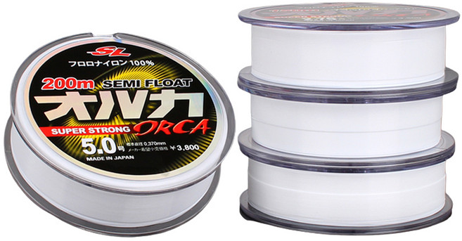 오르카 슈퍼스트롱 바다원줄 후로로나일론 세미플로팅 낚시줄