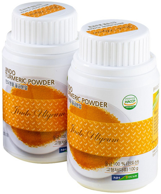 [진도농협] 국내산 울금분말, 2개, 100g