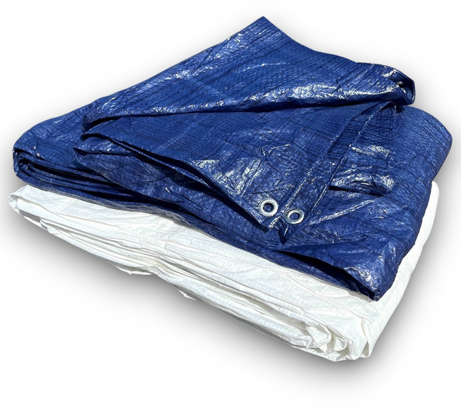 고양물산 다용도 방수포 얇은 일반지 천막 (8가지 사이즈 / 2가지 색상), 청색