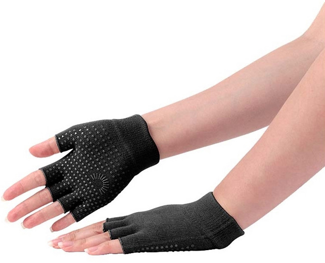 데비 논슬립 요가 장갑, 블랙, 1개