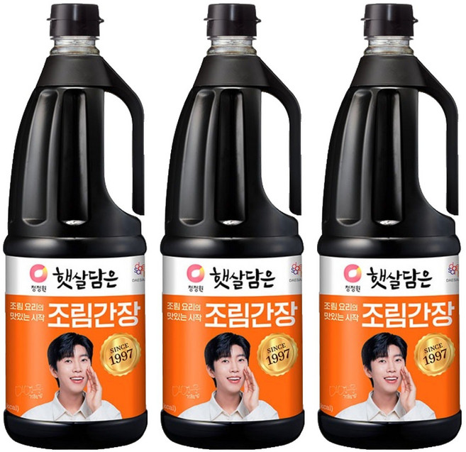 햇살담은 조림간장, 1.7L, 3개