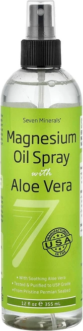 세븐 미네랄 알로에 베라 함유 마그네슘 오일 스프레이 355ml (12 fl oz) SVM-71777 - 쿠팡