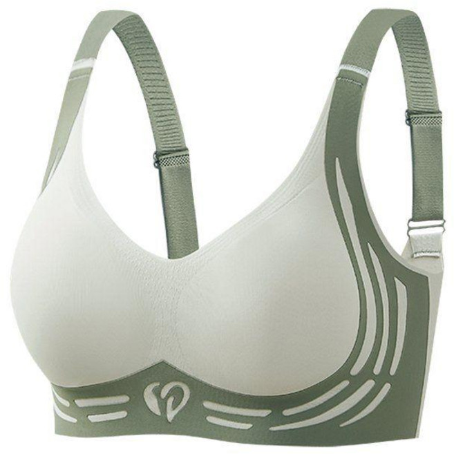 티류으스 하트 양식 충돌색 볼륨 업 헴라인 브라 처진가슴 겨드랑이살 보정형 브라 볼륨업