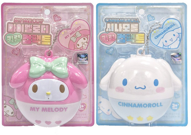 아텍스 산리오 캐릭터즈 키링 컴팩트 조이비타 / 시나모롤 마이멜로디