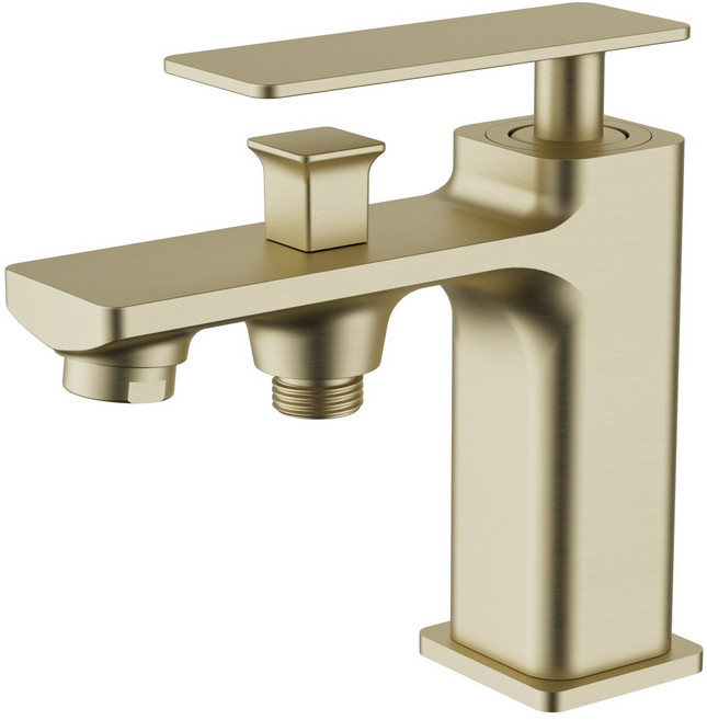 세면대 수전 1홀 겸용 프리다 P-360 골드, 1개