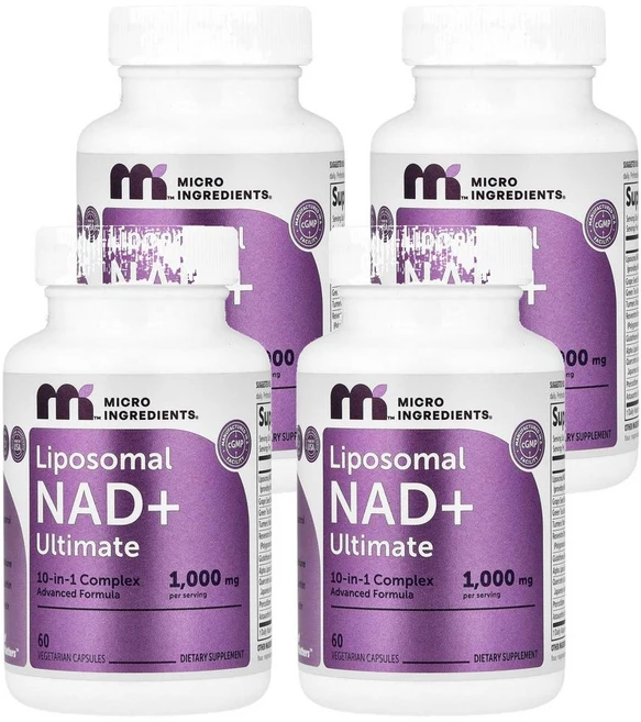 마이크로 인그리디언츠 리포소말 NAD+ 얼티메이트 Micro Ingredients Liposomal NAD + Ultimate 60정 - 쿠팡