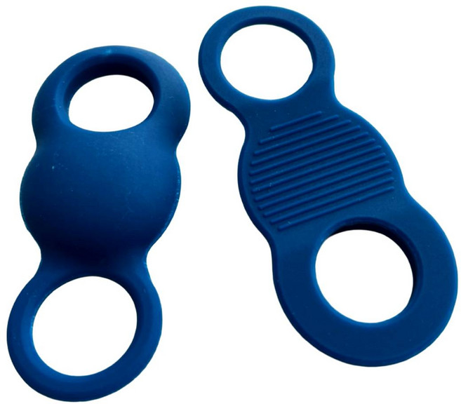 [1+1]BC 타격 손울림 방지 보호대 실리콘 유소년 성인 좌우겸용, 1세트, 네이비