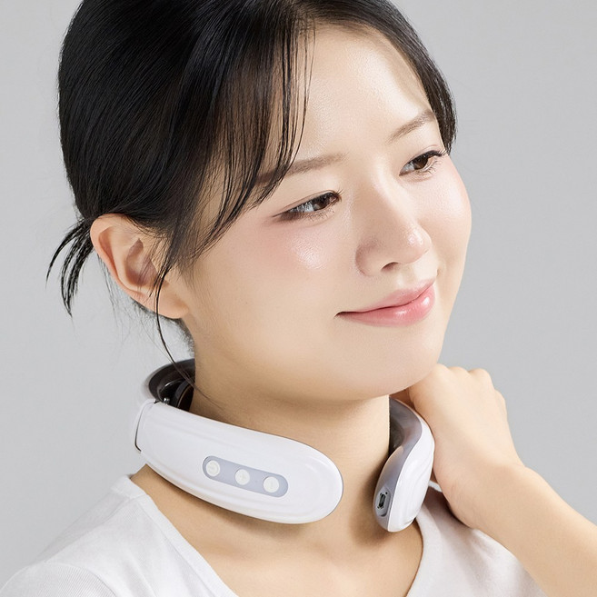 코즈코어 넥마사지 블리스 혈액순환 손지압 주무름 두드림 침술 모드 통증완화 온열 저주파 마사지기, SYM513-3