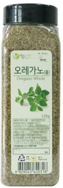 이슬나라 오레가노(홀), 1개, 100g