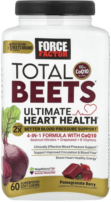 지금 곧 품절됩니다 Force Factor Total Bees® CoQ10 함유 최고의 심장 건강 증진 석류 베리 맛 슈퍼 푸드 소프트츄 60개 서둘러주시면 감사하겠습니다, ForceFactorTotalBeesCoQ10함유최고의 - 쿠팡