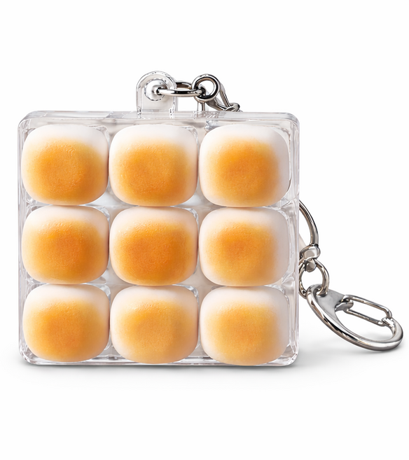 키플릭 식빵 키보드 클리커 딸깍이 키캡키링9구, 식빵9구