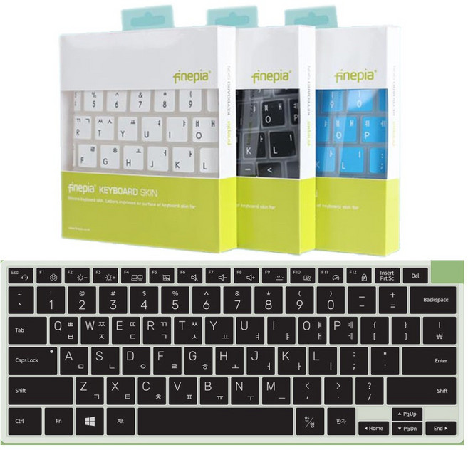 삼성 갤럭시북4 프로 NT940XGQ NT940XGK 14인치 문자인쇄키스킨 한영자판, 문자인쇄-블랙(갤럭시북4 프로 NT940X~), 1개