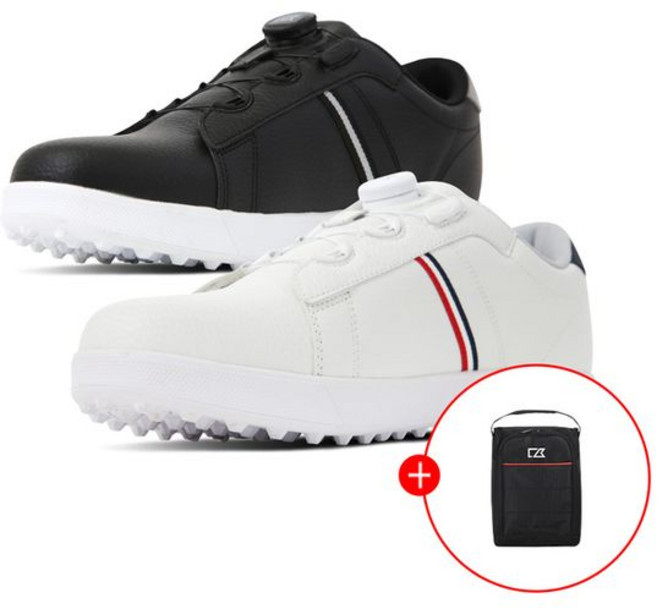 커터앤벅 커터앤벅 남성 라인웨빙 다이얼 골프화 - CBM3AGS385 (신발주머니 증정)