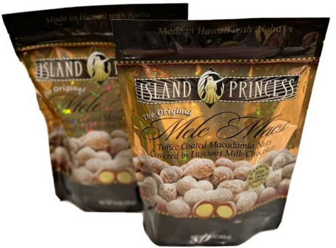 견류 초코볼 너트바 초콜릿 아일랜드 프린세스 3세트 밀크 초콜릿으로 덮인 멜 맥 토피 코팅 마카다미아 너트(15온스 봉지) 1.0 카운트