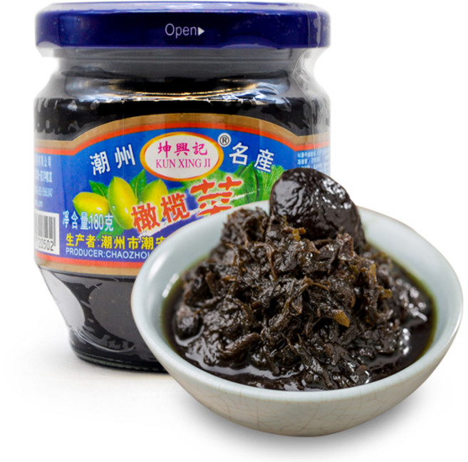 [현호] 간란차이 올리브와 겨자잎으로 만든 즉석 밑반찬 밥에 비벼먹는 밥도둑180g, 160g, 10개