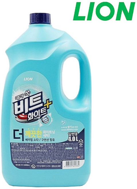 구연산 표백 비트액체세제 통돌이세탁세제 드럼용액체세제 드럼세탁기 세제 추천 세탁기세제, 4L, 1개