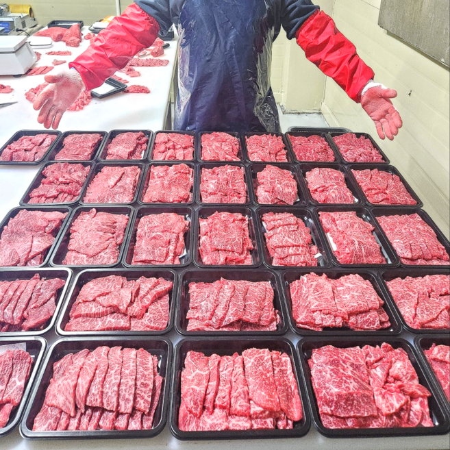 1++등급 한우 설깃살 로스 구이용, 1개, 200g