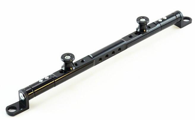 템파 일자형 멀티크로스바 17-24년식 NMAX XMAX 오토바이 멀티바 보조핸들, 1개, 블랙