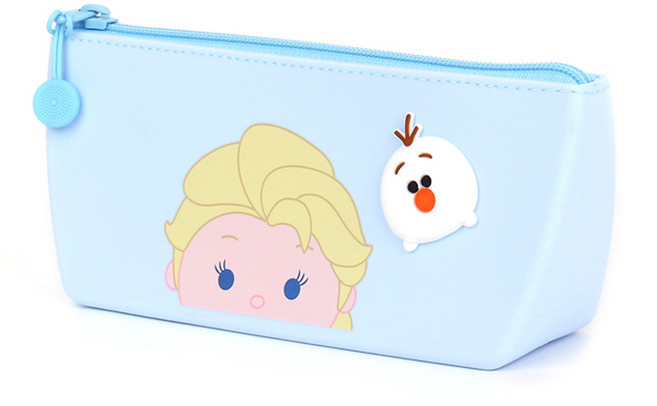 윙하우스 겨울왕국 조이 실리콘 멀티파우치 FR0145, 블루, 1개