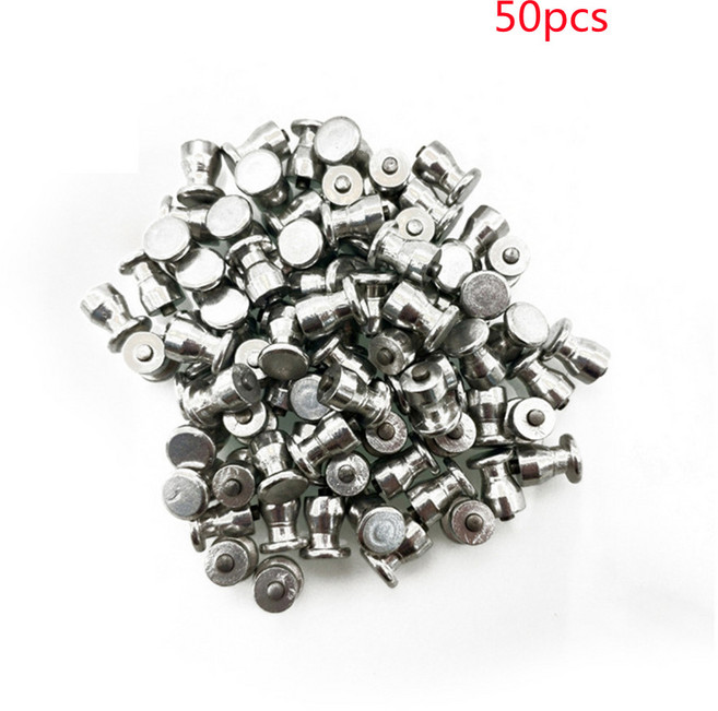 자동차 타이어용 스파이크 겨울 러그 슈 미끄럼 방지 오토바이 SUV 트럭용 8x10mm 휠 체인 50 개, [01] 50pcs, 01 50pcs