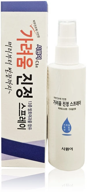 시원이 가려움 진정 스프레이 가려움완화 피부진정 바디미스트 이칭릴리프 약국판매, 2개, 60ml - 쿠팡