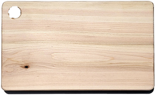 나무사랑 통원목 소나무 도마, 행잉홀스타일, 1개