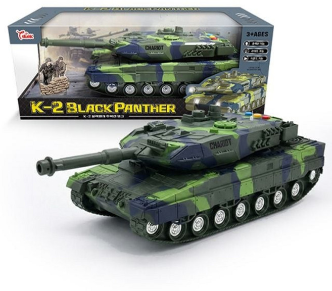 K-2 블랙팬서 후렉션 탱크 남아 선물 미니 모형 장난감 자동차 유아, 1개, 상세페이지 참조
