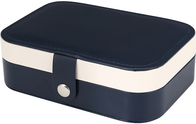 엣지영 미니 가죽 2단 악세사리 보관함 정리함 보석함